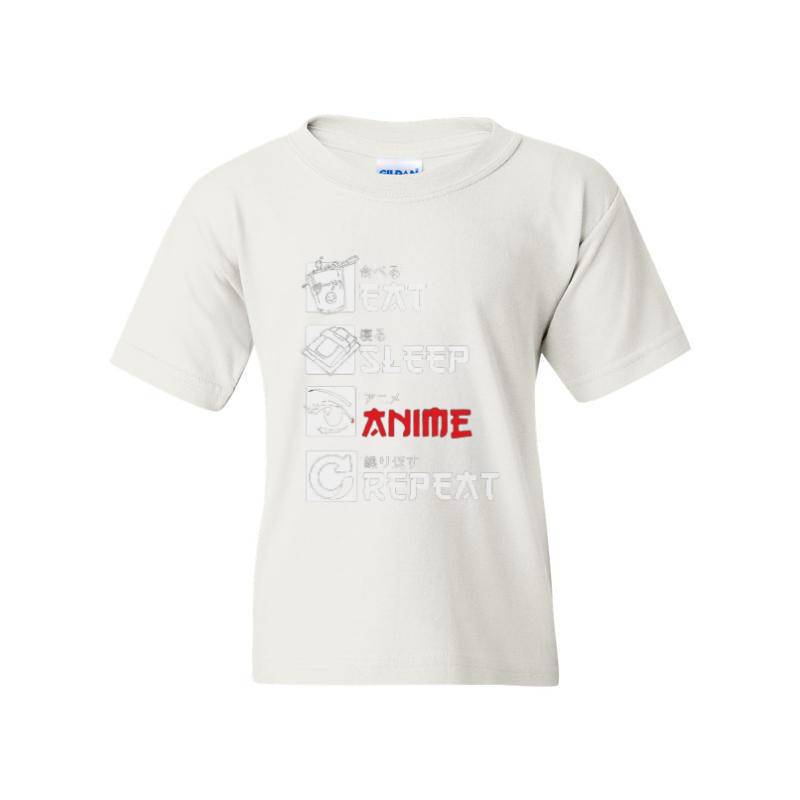 Eat Sleep Anime Repeat T-Shirt