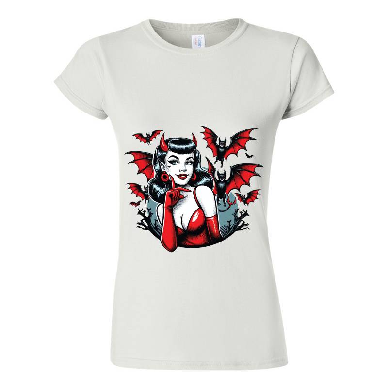 Devil Bats Ladies Fitted T-Shirt