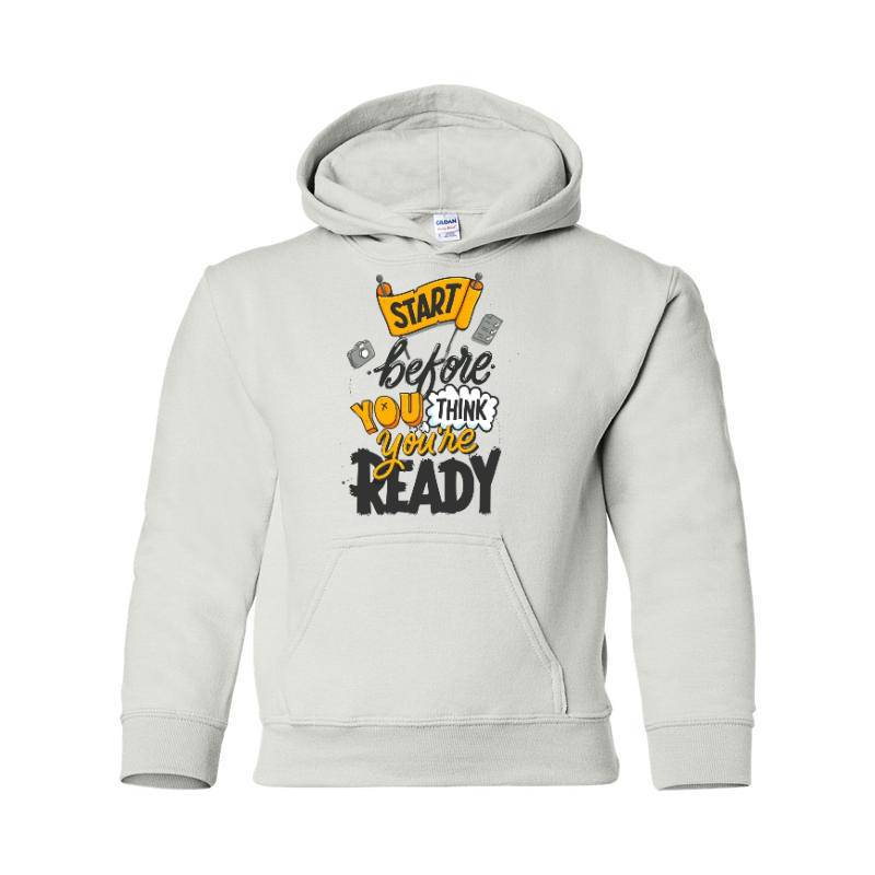 Start Before Hooded Sweatshirt