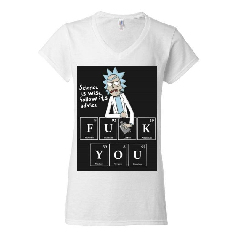 Ricky And Morty V-Neck T-Shirt