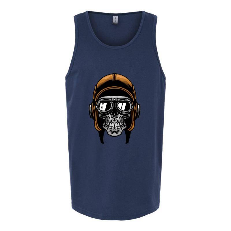 Pilot Skull Tank Top T-Shirt