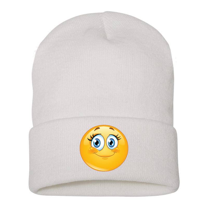 Cute Smiley Emoji Beanie