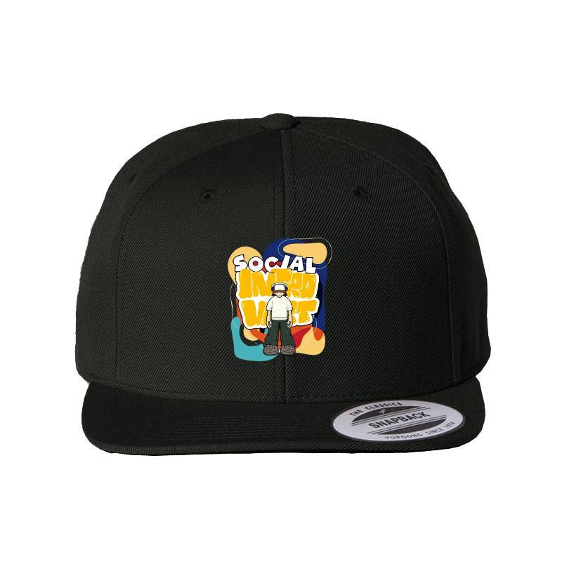 Social Snapback Cap