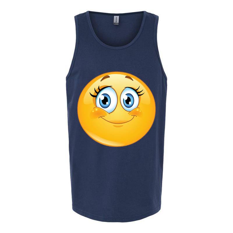 Cute Smiley Emoji Tank Top T-Shirt