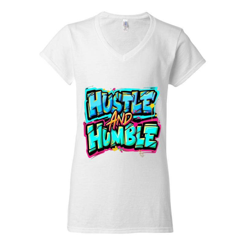 Hustle And Humble V-Neck T-Shirt