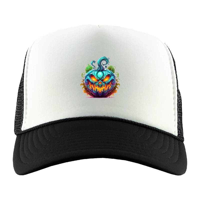 Scary Pumpkin Trucker Hat