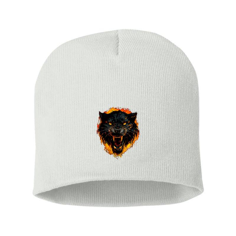 Night Wolf Ladies Fitted Beanie