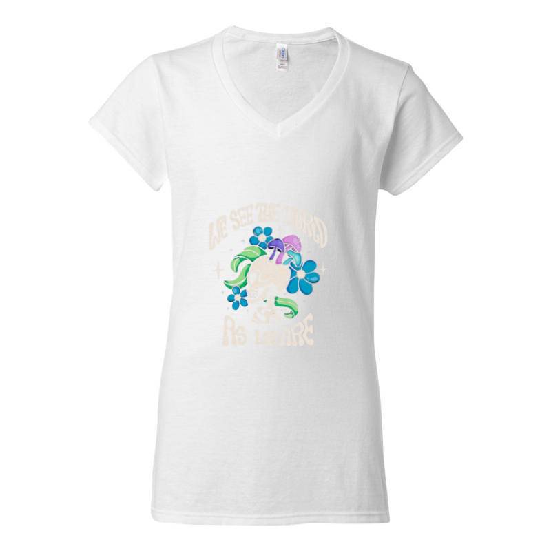 WE SEE THE WORLD AS WE ARE V-Neck T-Shirt