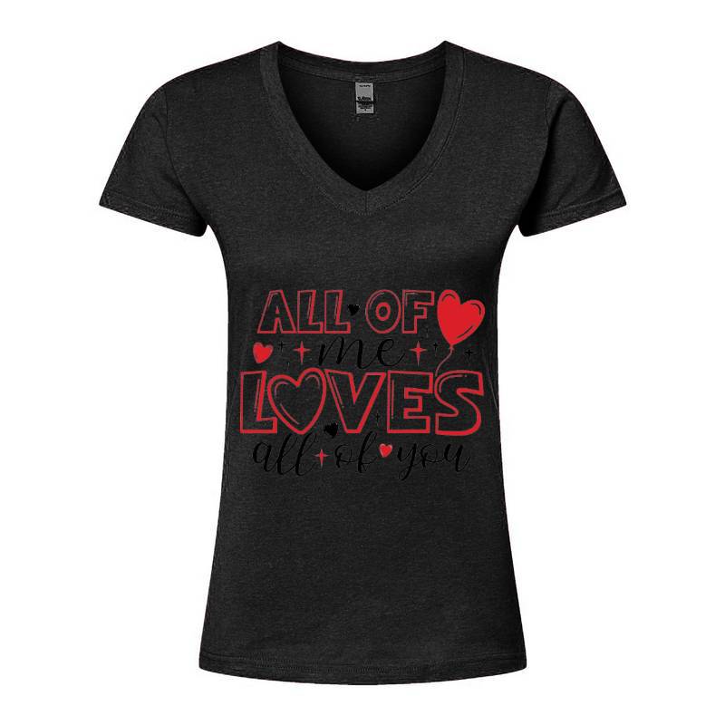 Valentine's Day V-Neck T-Shirt