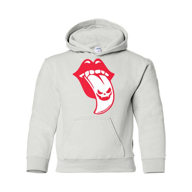Tongue Out Hooded Sweatshirt