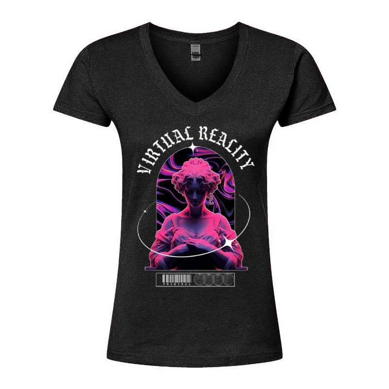 Virtual Reality V-Neck T-Shirt