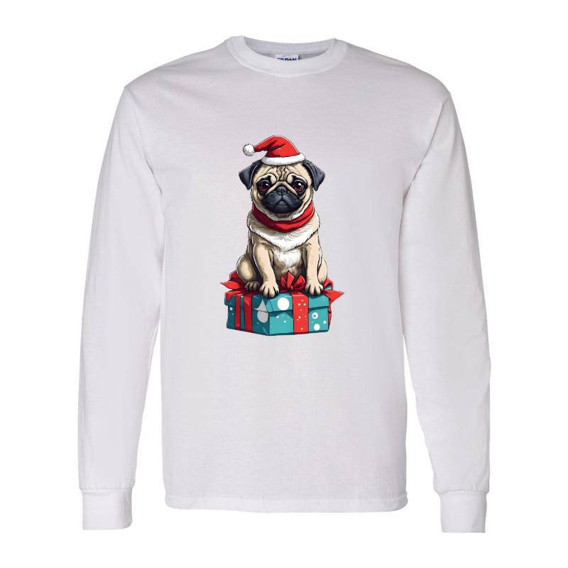 Christmas Dog Long Sleeve Shirt