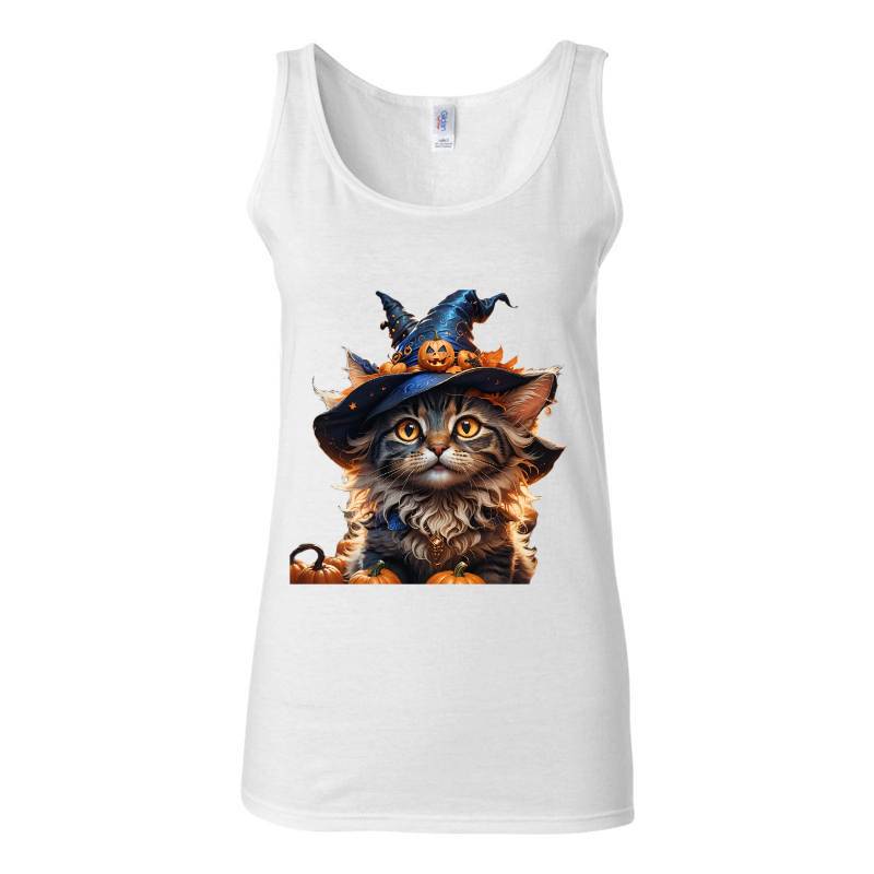Cat Halloween Tank Top T-Shirt