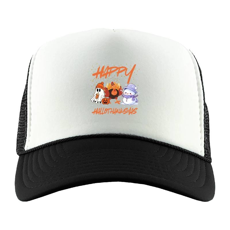 Happy Hallothanks Trucker Hat