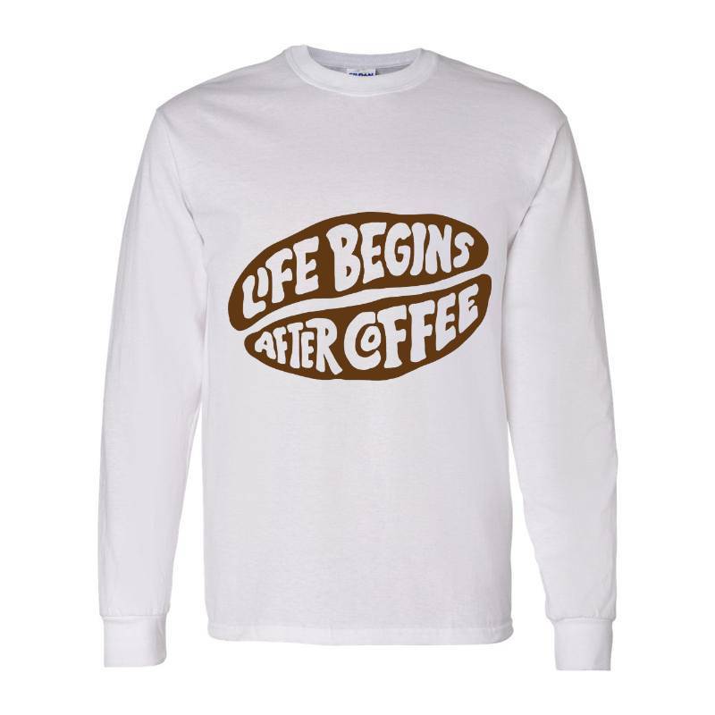 Life Begins After Coffee Long Sleeve Shirt