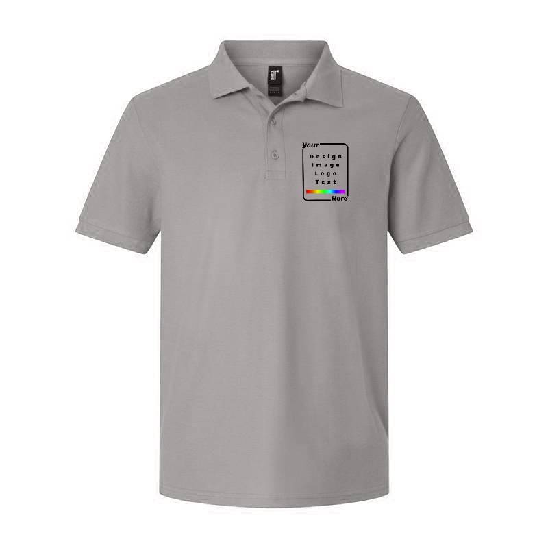 Your Design Here White Polo T-Shirt