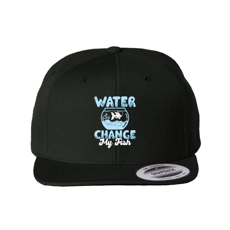 Water Change My Fish Snapback Cap