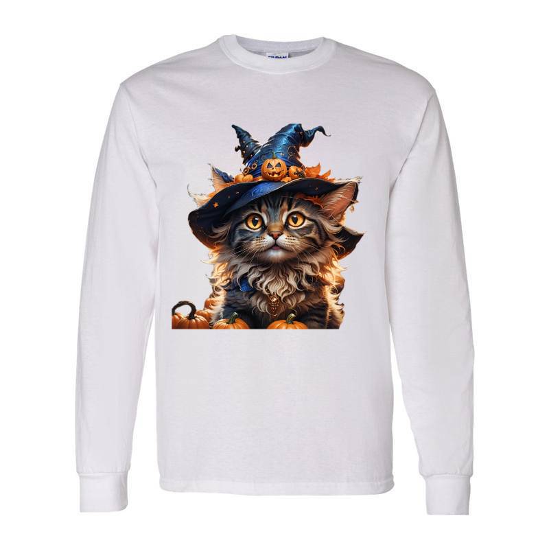 Cat Halloween Long Sleeve Shirt