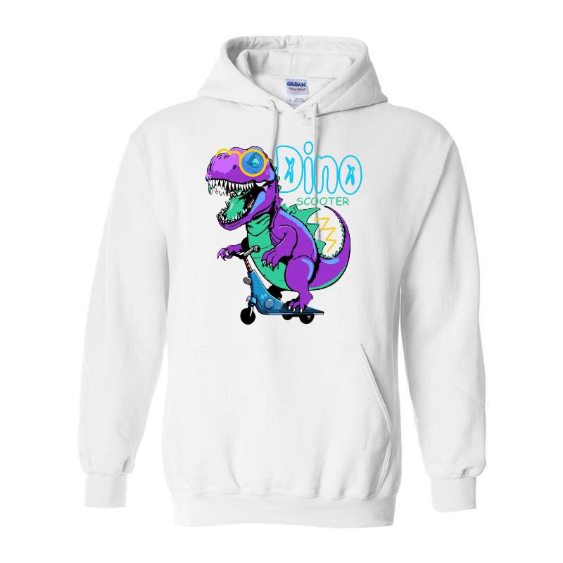 Dino Scooter Hoodie