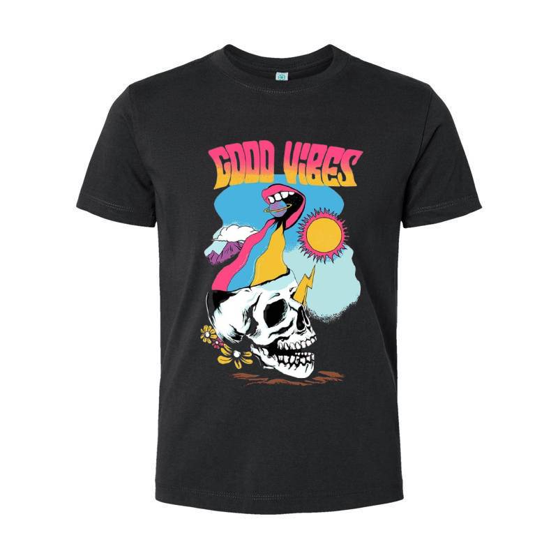 Good Vibes Skull T-Shirt 