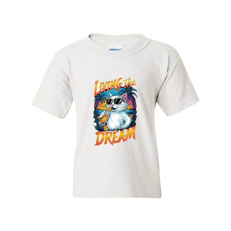 Living The Dream Cat T-Shirt