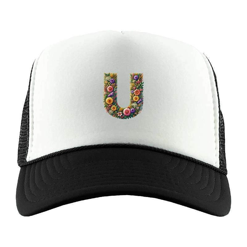 Letter U Trucker Hat