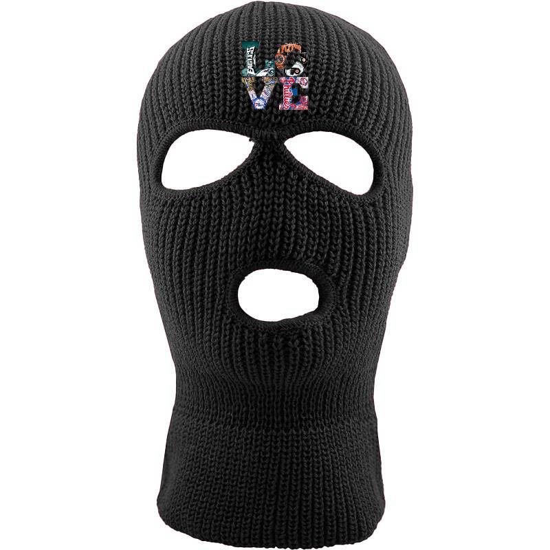 Philly Teams Love Three hole mask