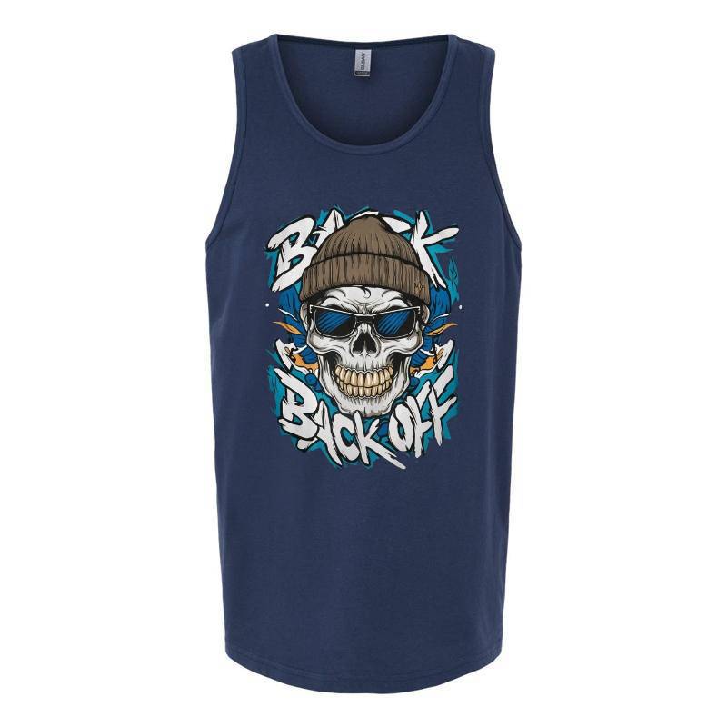 Back off Skull Tank Top T-Shirt