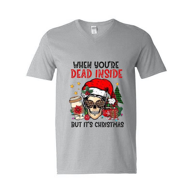 Cristmas Santa V-Neck T-Shirt