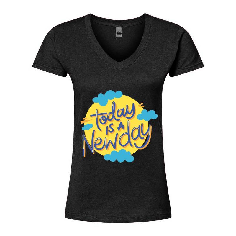 Today is a new day V-Neck T-Shirt