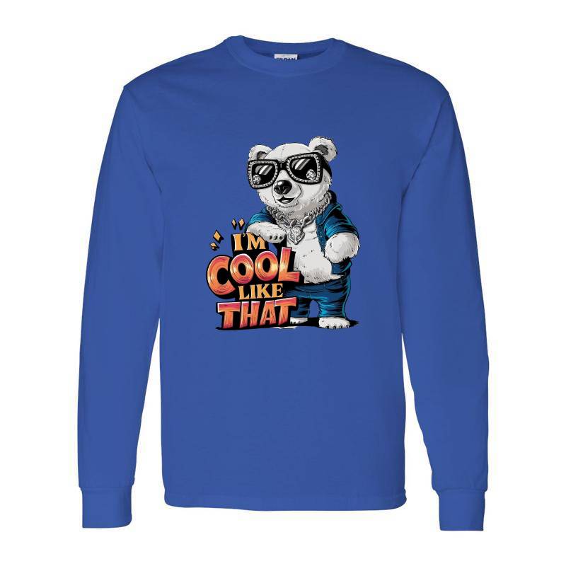 Cool Panda Long Sleeve Shirt