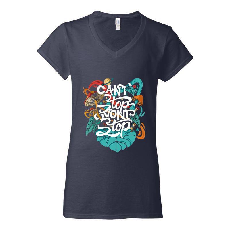 Can't Stop V-Neck T-Shirt