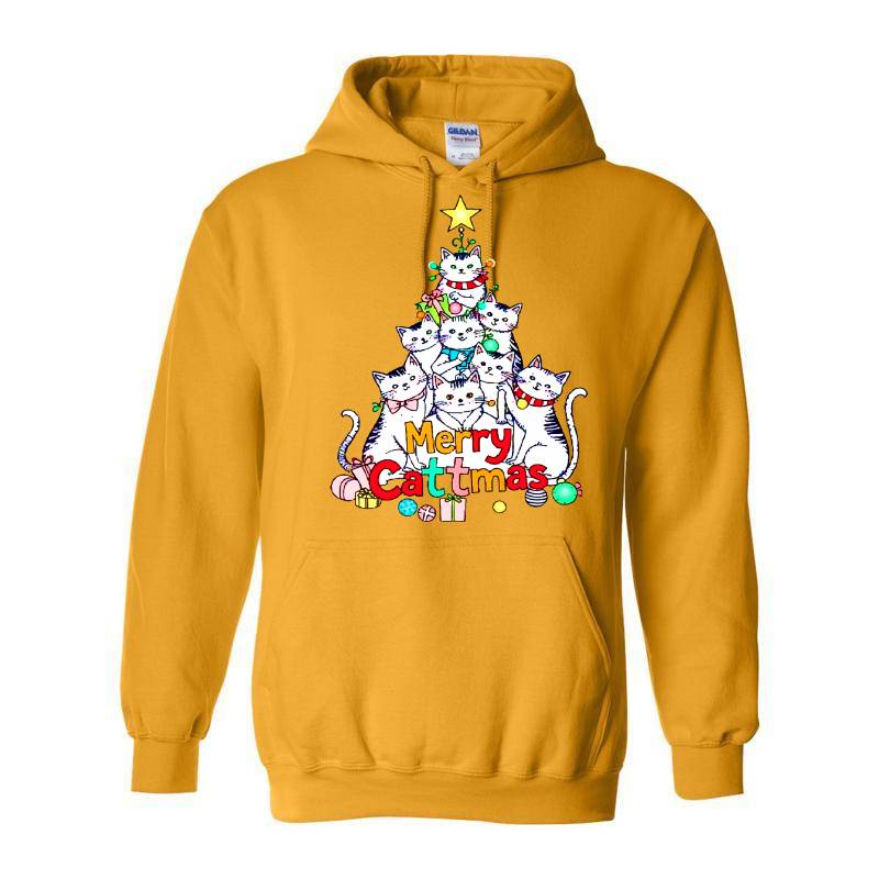 Merry Cattmas Hoodie