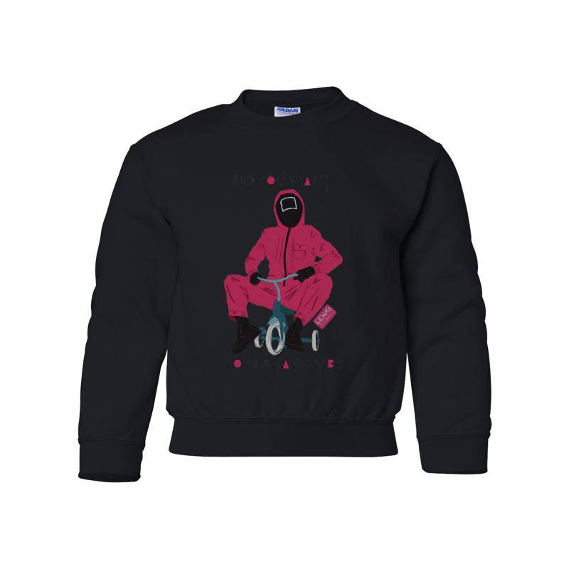 Squid Game Youth Crewneck Sweatshirt 