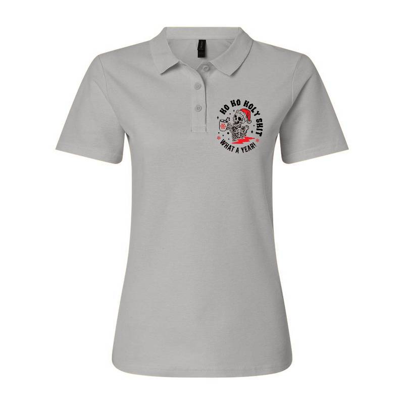 Ho Ho Ho Skull Polo T-Shirt