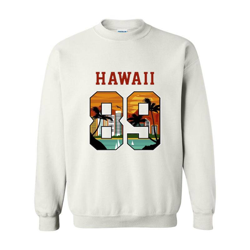 Hawaii 89 Crewneck Sweatshirt 