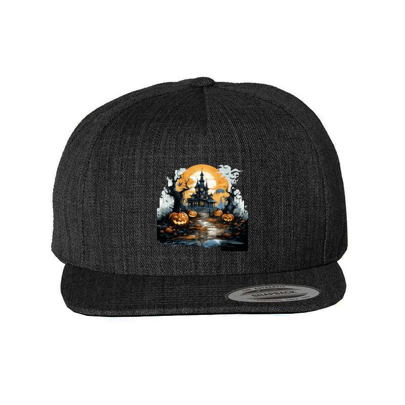 Halloween Castle Pumpkin Lantern Classic Cap