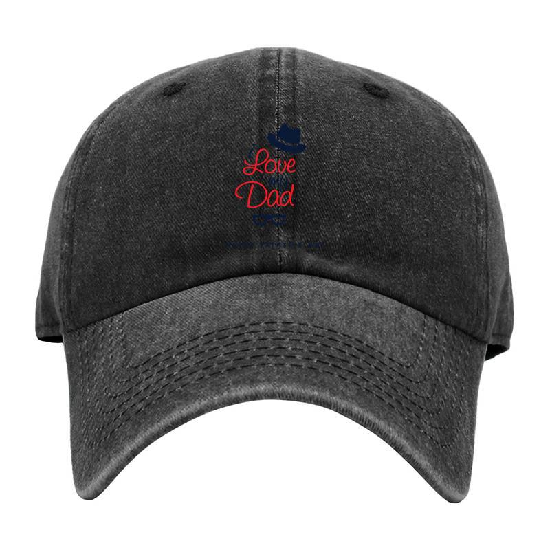 I Love My Dad Baseball Cap