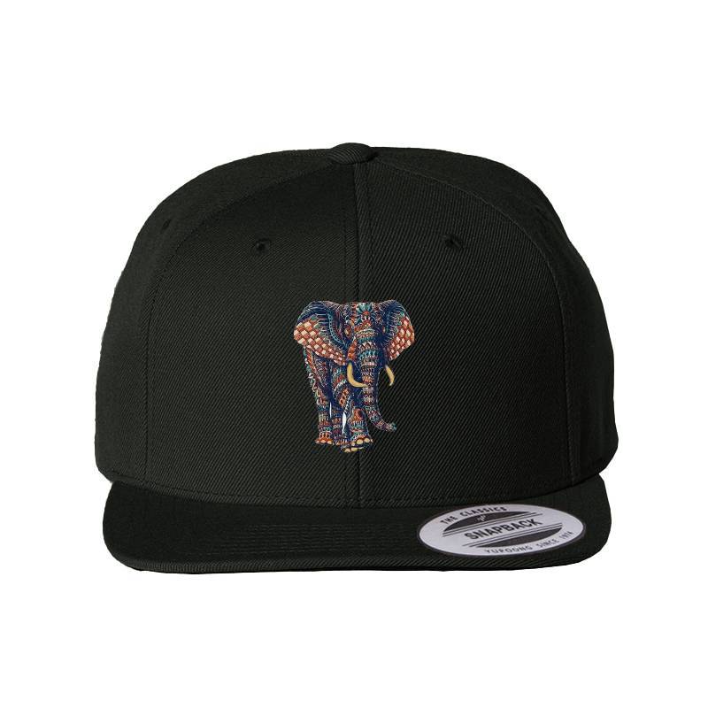 Elephant Snapback Cap