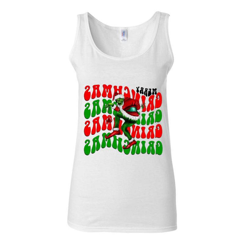 Cristmas Santa Tank Top T-Shirt