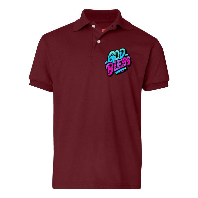 God Bless Polo T-Shirt