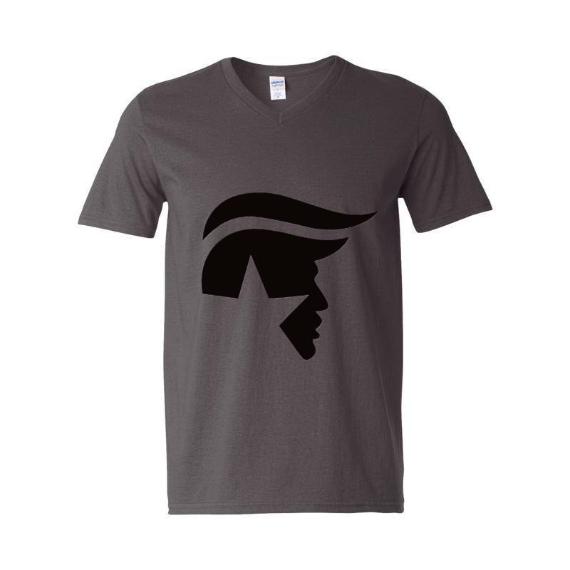 Trump Start Black V-Neck T-Shirt