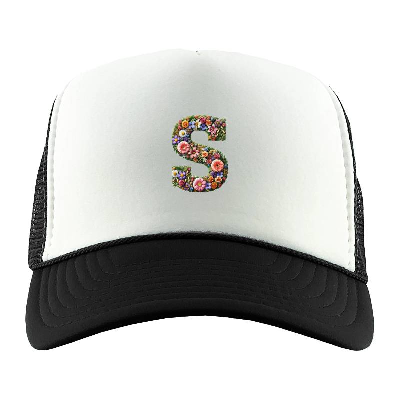 Letter S Trucker Hat