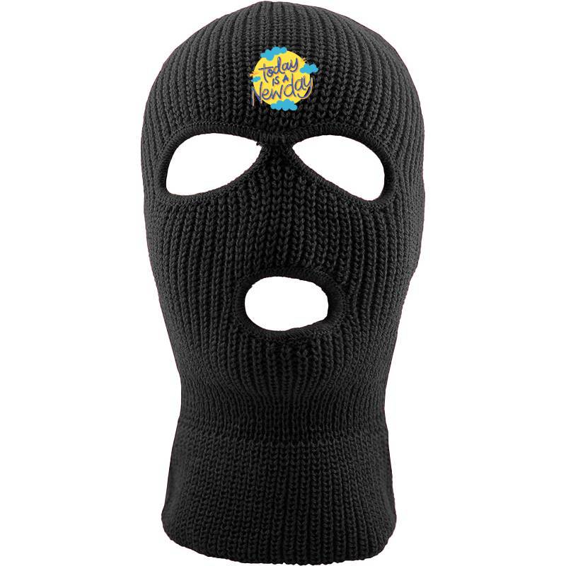 Today is a new day Three hole mask
