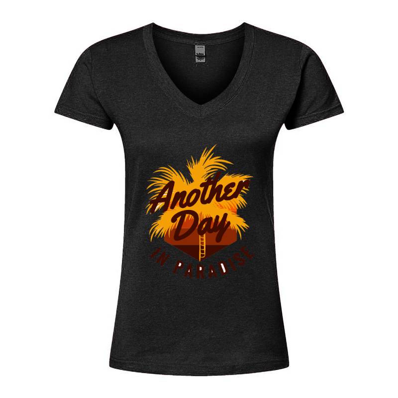 Another Day In Paradise V-Neck T-Shirt