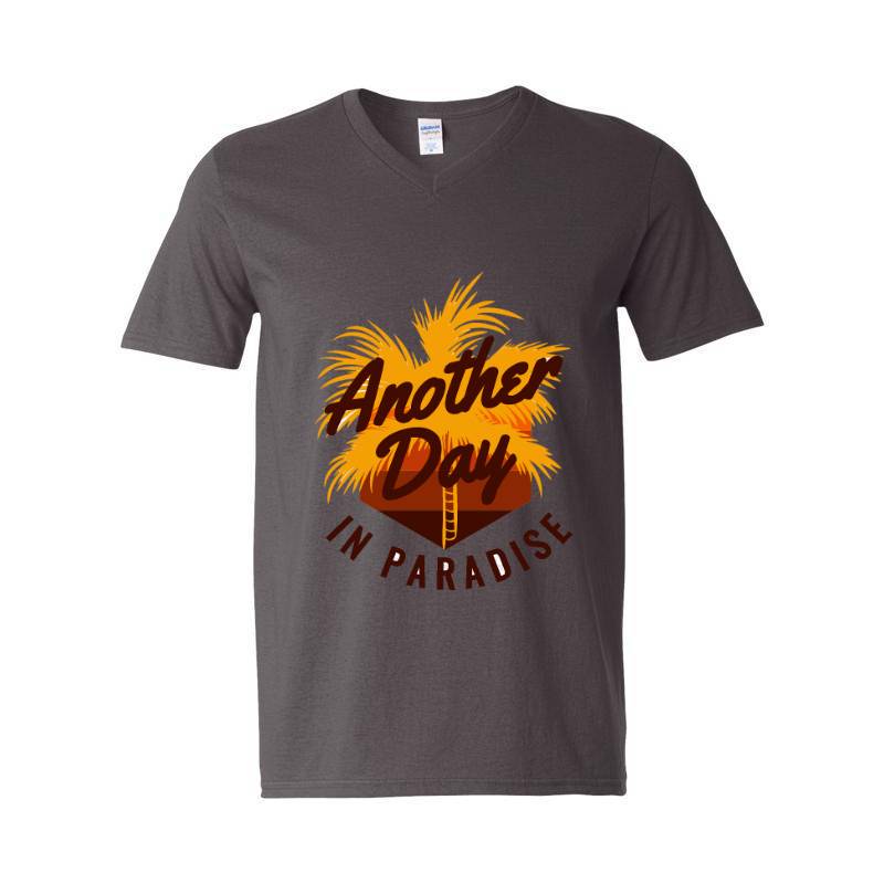 Another Day In Paradise V-Neck T-Shirt