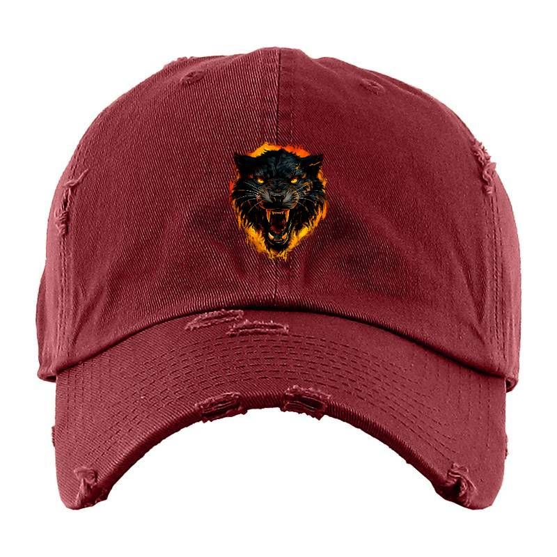 Night Wolf Ladies Fitted Baseball Cap