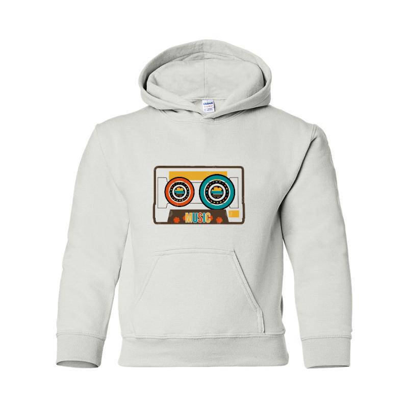 Cassette Tape Hooded Sweatshirt