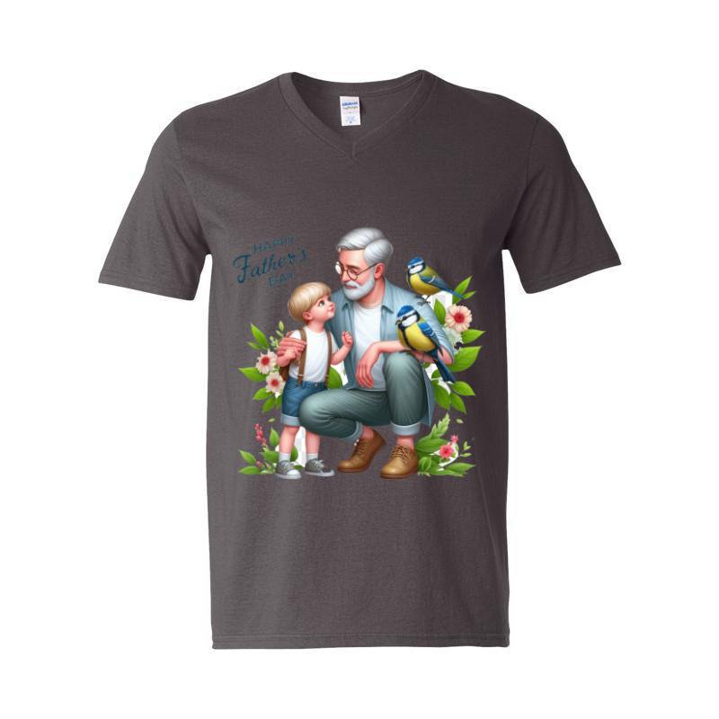 Happy Fathers Day V-Neck T-Shirt
