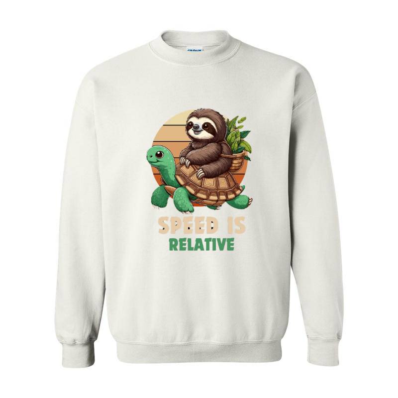 Speed Is Relative Crewneck Sweatshirt 